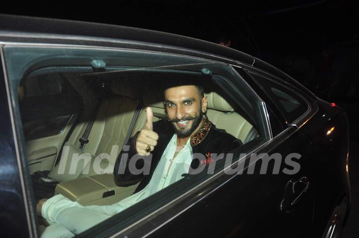 Ranveer Singh at Special Screening of 'Tamasha'