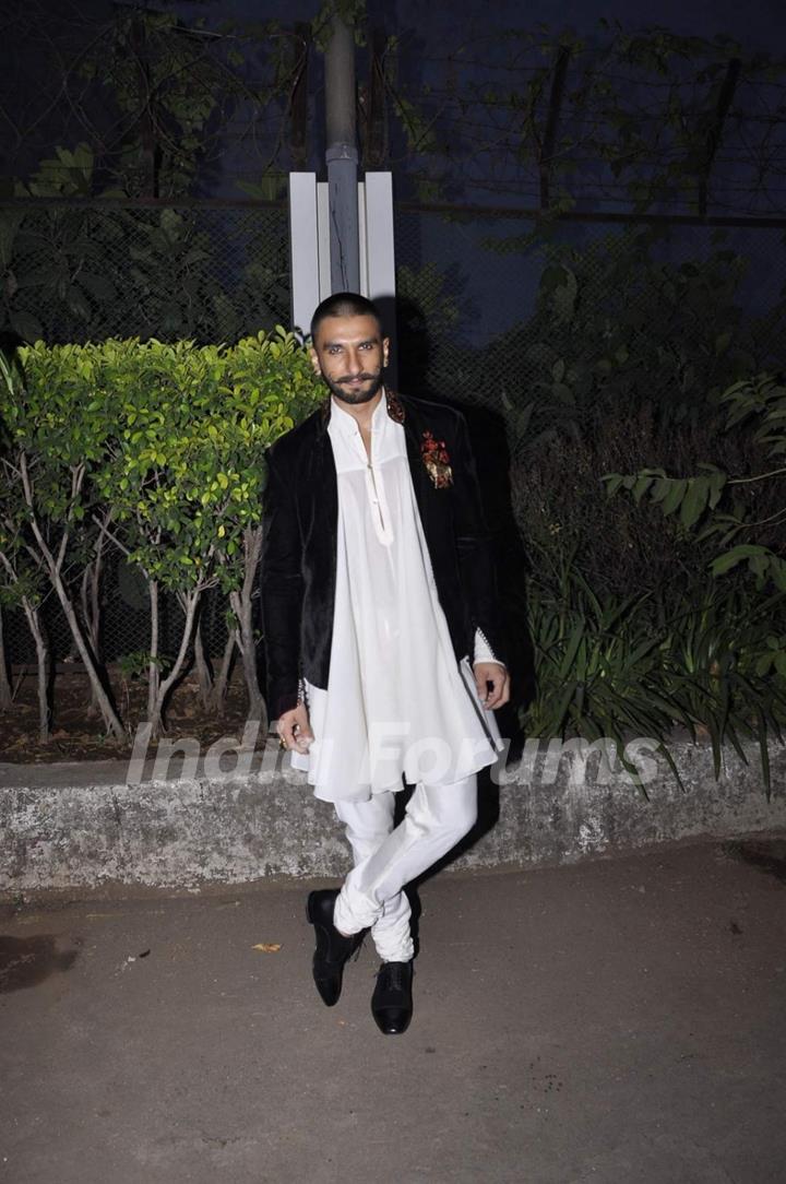 'Bajirao' Ranveer Singh on the sets of Aaj Ki Raat Hai Zindagi Show