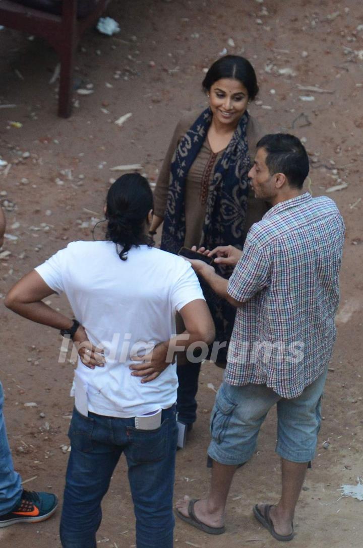 Vidya Balan and Sujoy Ghosh Shoots in Kolkata