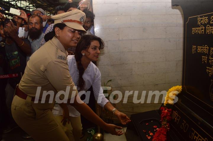 Juhi Chawla Inaugurates Blood Donation Camp