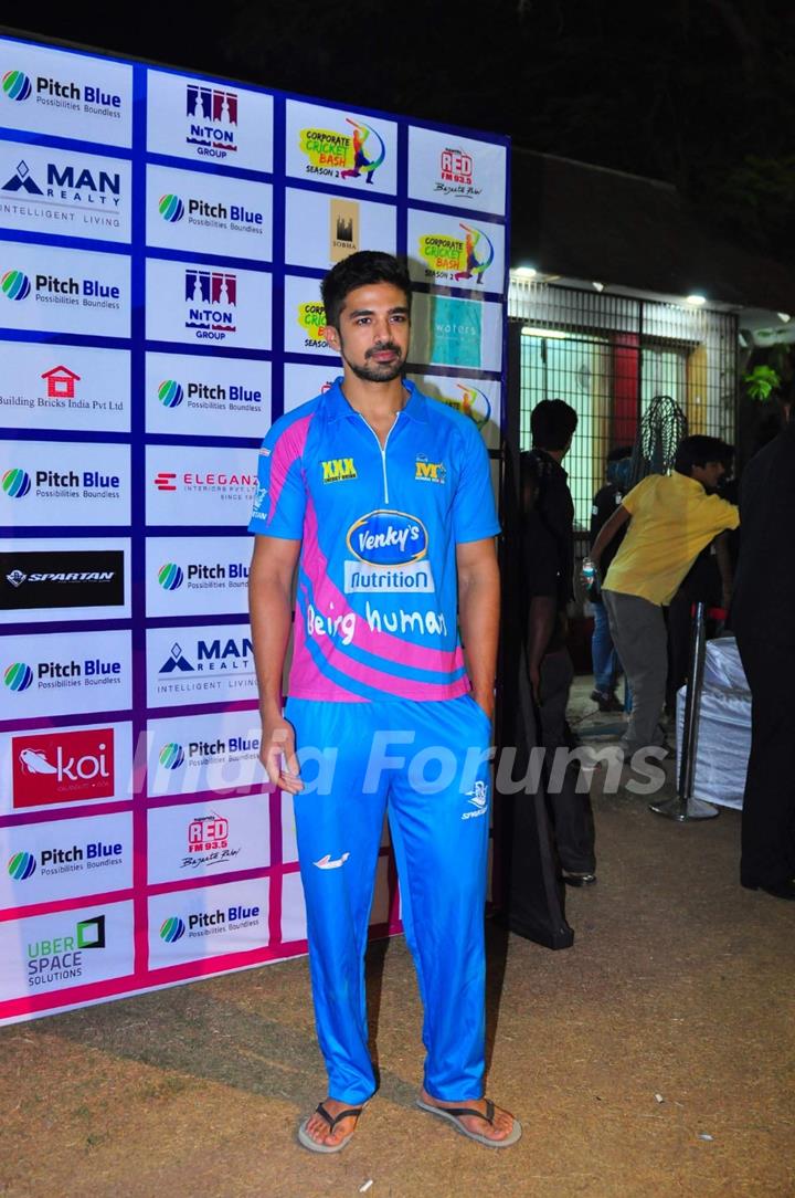 Saqib Saleem at Mumbai Heroes Match