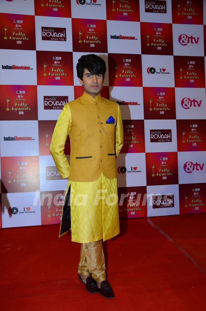 Sushant Digvikar at Indian Telly Awards