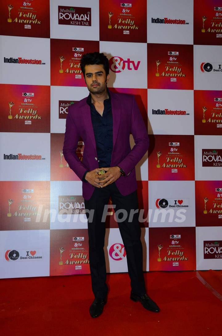 Manish Paul at Indian Telly Awards