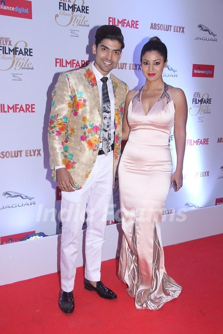 Gurmeet Choudhary and Debina Bonnerjee at Filmfare Glamour and Style Awards