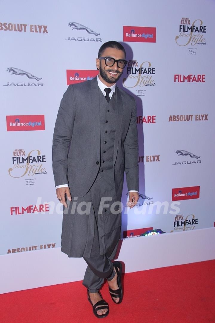 Ranveer Singh at Filmfare Glamour and Style Awards