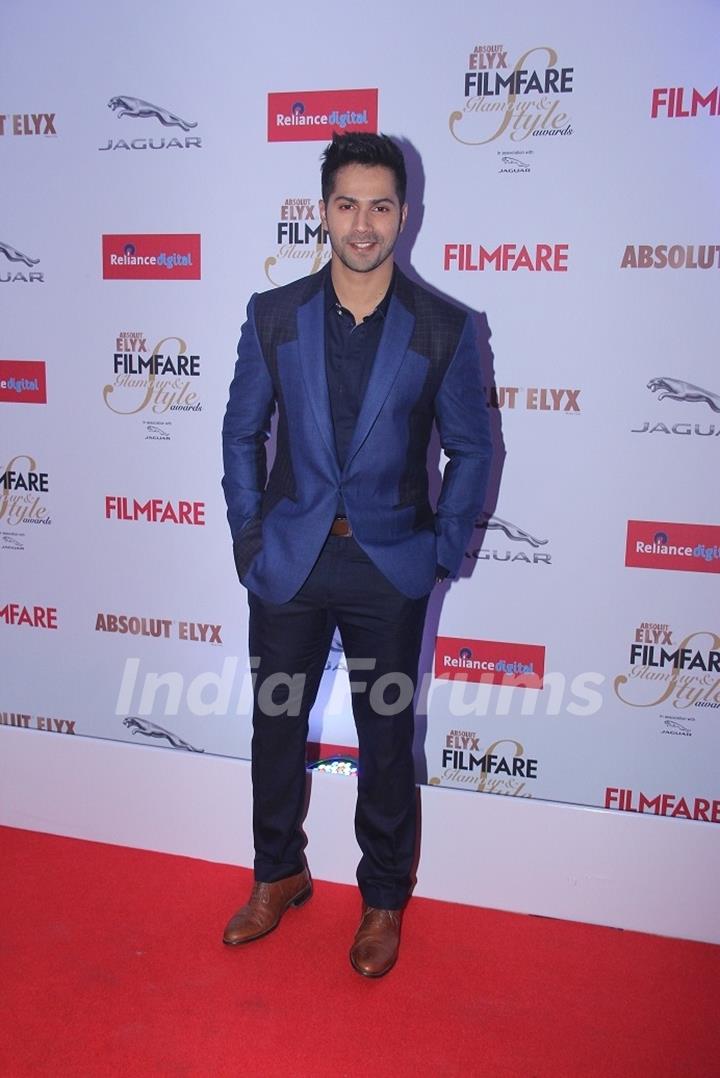 Varun Dhawan at Filmfare Glamour and Style Awards