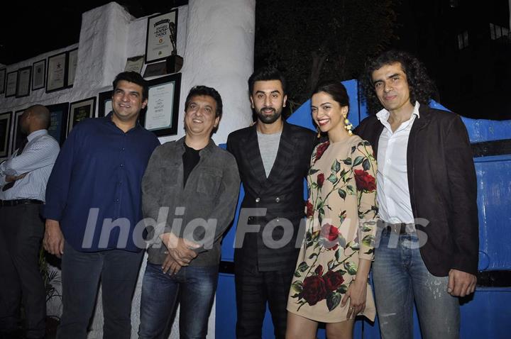 Siddharth, Sajid, Ranbir, Deepika, Imtiaz at Success Bash of 'Tamasha'