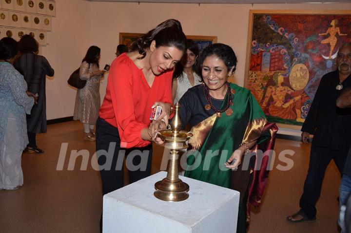 Sushmita Sen at an Art Exhibition