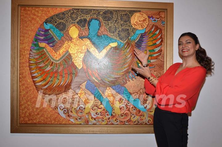 Sushmita Sen at an Art Exhibition