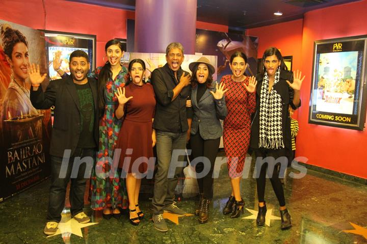 Pavleen, Rajshri, Adil, Sandhya, Sarah, Anushka at Special Screening of Angry Indian Goddesses