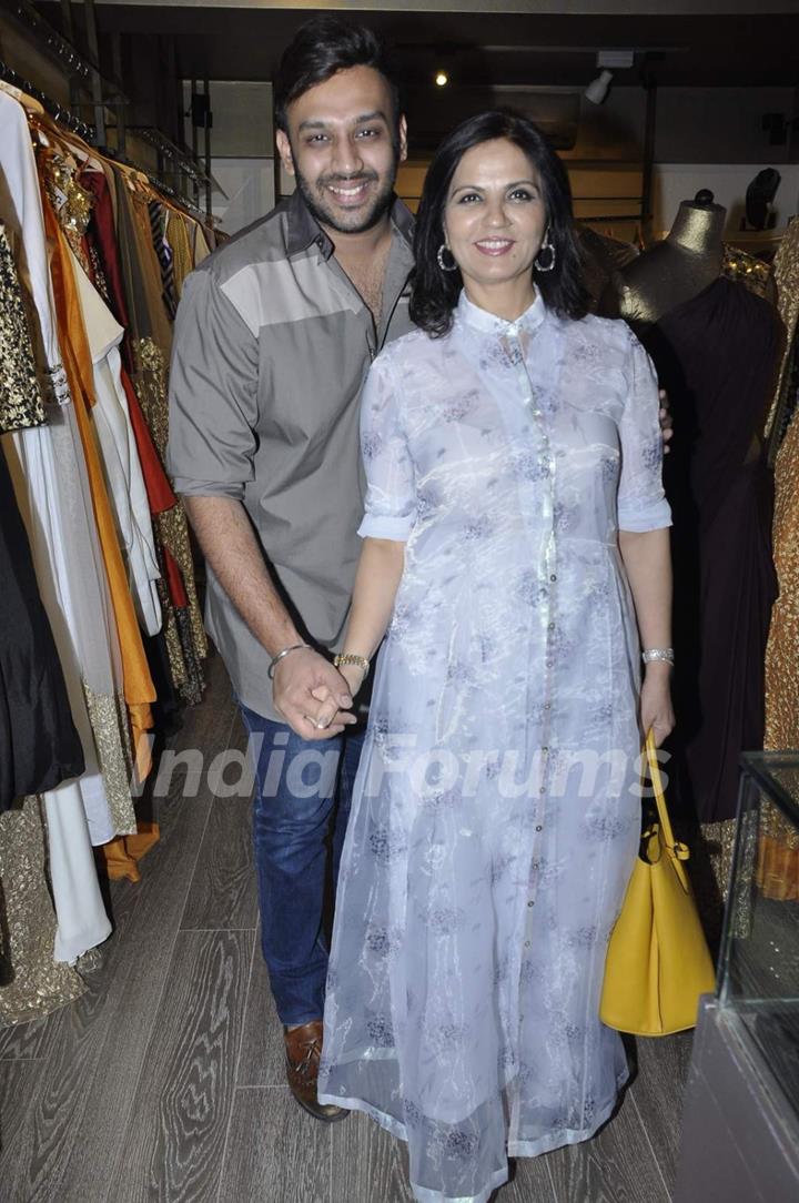 Neeta Lulla and Nikhil Thampi at Launch of New Collection by 'Atosa Fashion'