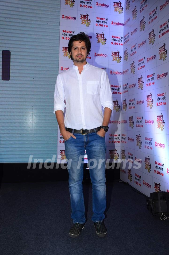 Rohit Bharadwaj at Launch of Zindagi - New Show 'Aadhe Adhoore'