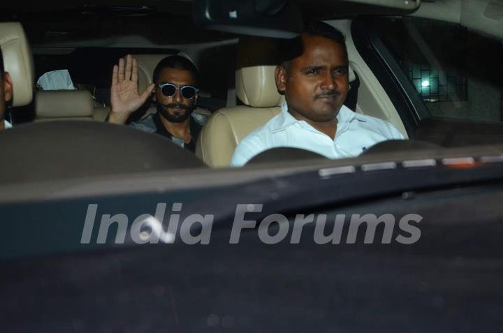 Ranveer Singh at Snapped at Sunny Super Sound