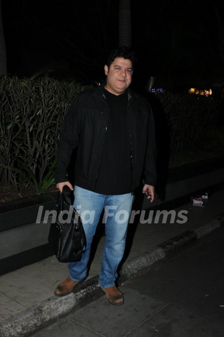 Sajid Khan Snapped at Airport