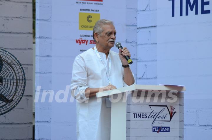 Gulzar at Times Litfest