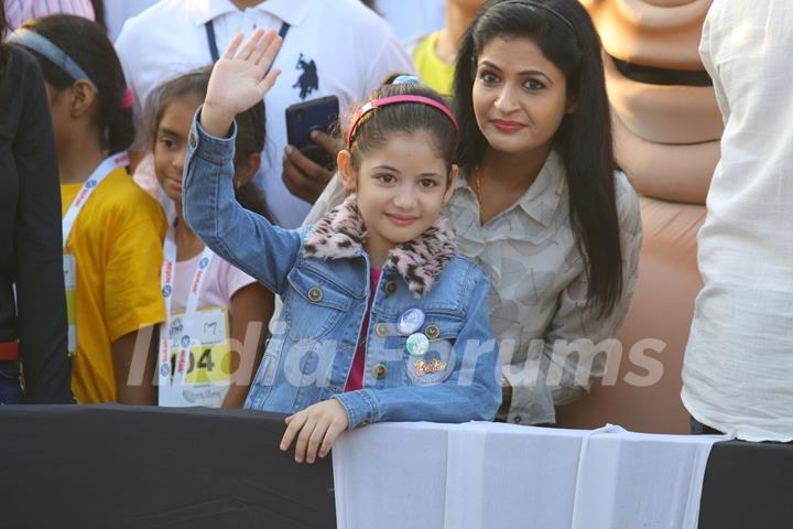 'Bajrangi Bhaijaan' Star Harshaali Malhotra at Mumbai Juniorthon