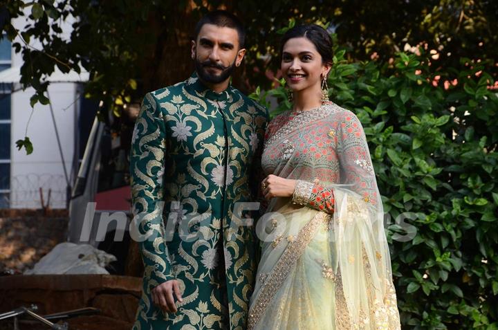 Ranveer Singh and Depika Padukone at Promotions of 'Bajirao Mastani' on 'Swaragini'