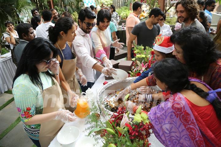 Ram Charan at Launch of 'Vegan Health Menu'