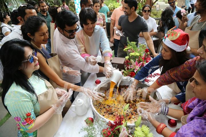 Ram Charan at Launch of 'Vegan Health Menu'