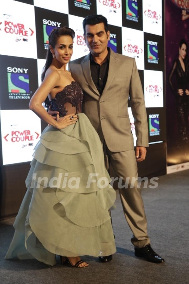 Arbaaz Khan and Malaika Arora Khan at Launch of New Show 'Power Couple'