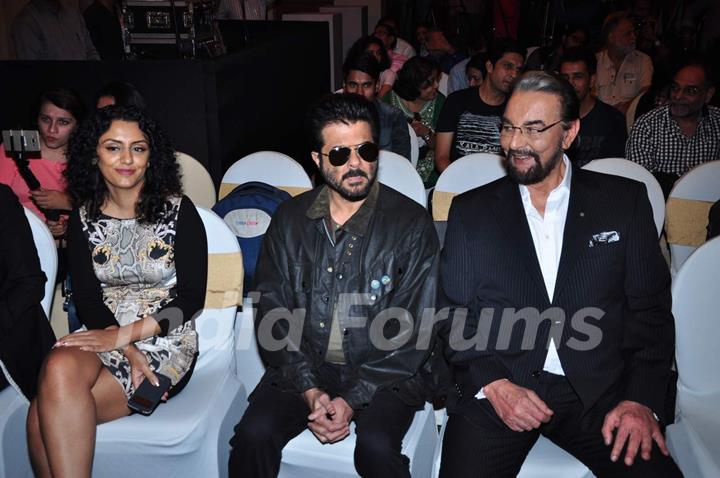 Parveen Dusanj, Anil Kapoor and Kabir Bedi at Launch of European TV Show 'Sandokan'