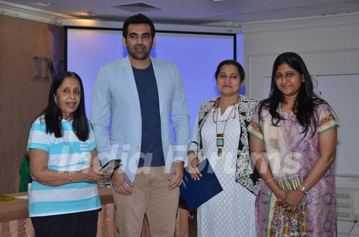 Zaheer Khan at Fitness Camp for IMC Ladies