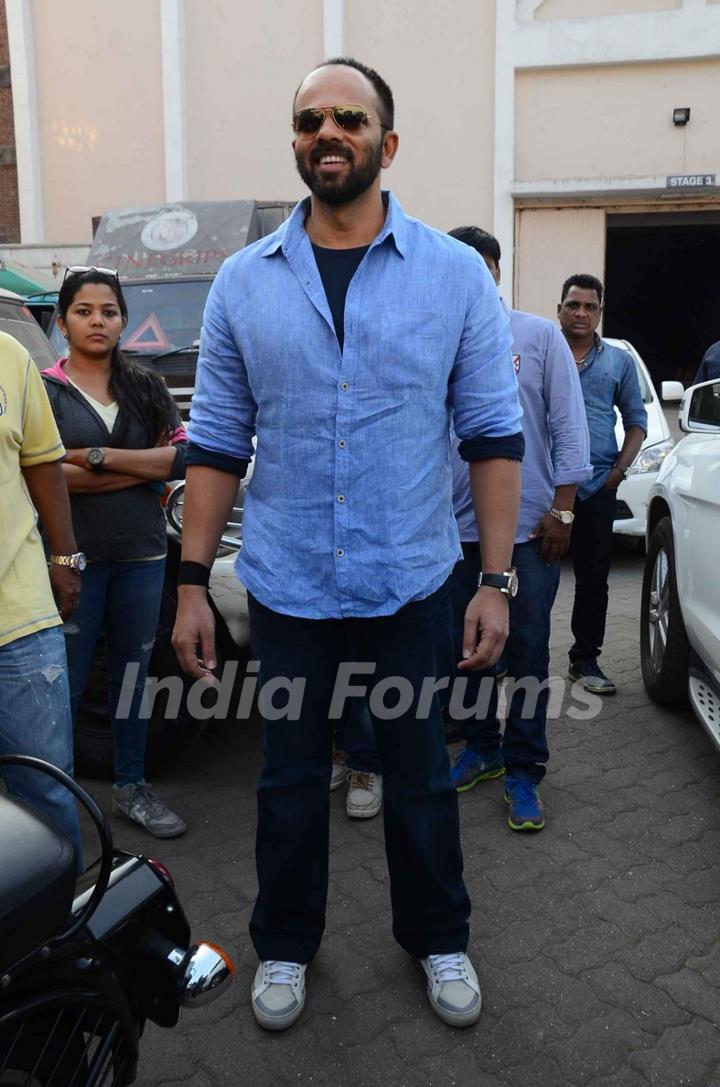 Rohit Shetty on Sets of BB9 Shoot