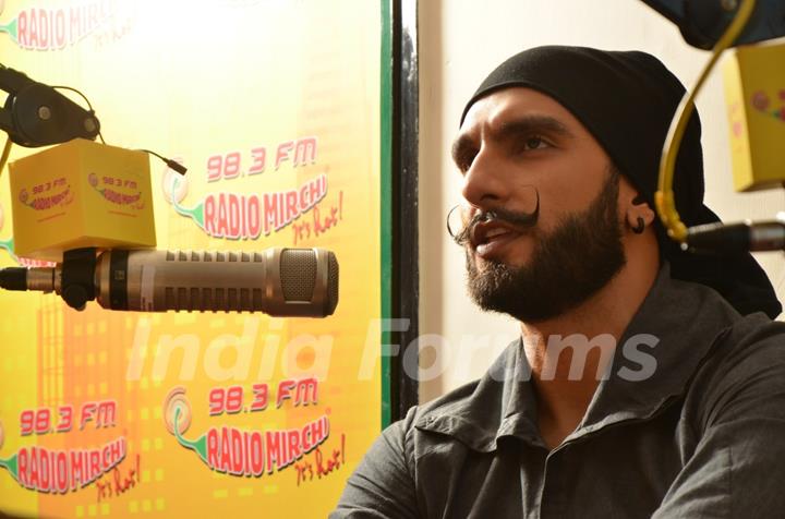 Ranveer Singh goes live on Radio Mirchi for Promotions of Bajirao Mastani