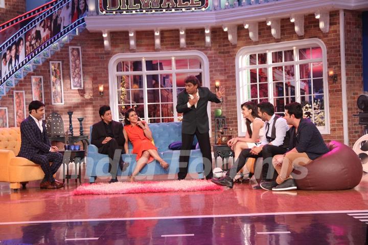 Whole Cast of Dilwale on Comedy Nights With Kapil for promotions of 'Dilwale'