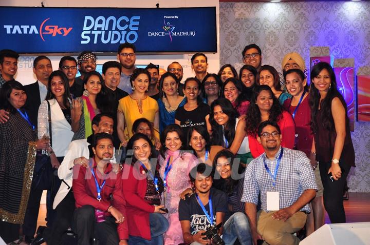 Madhuri Dixit Nene at Launch of 'Dance Studio' Channel on Tata Sky