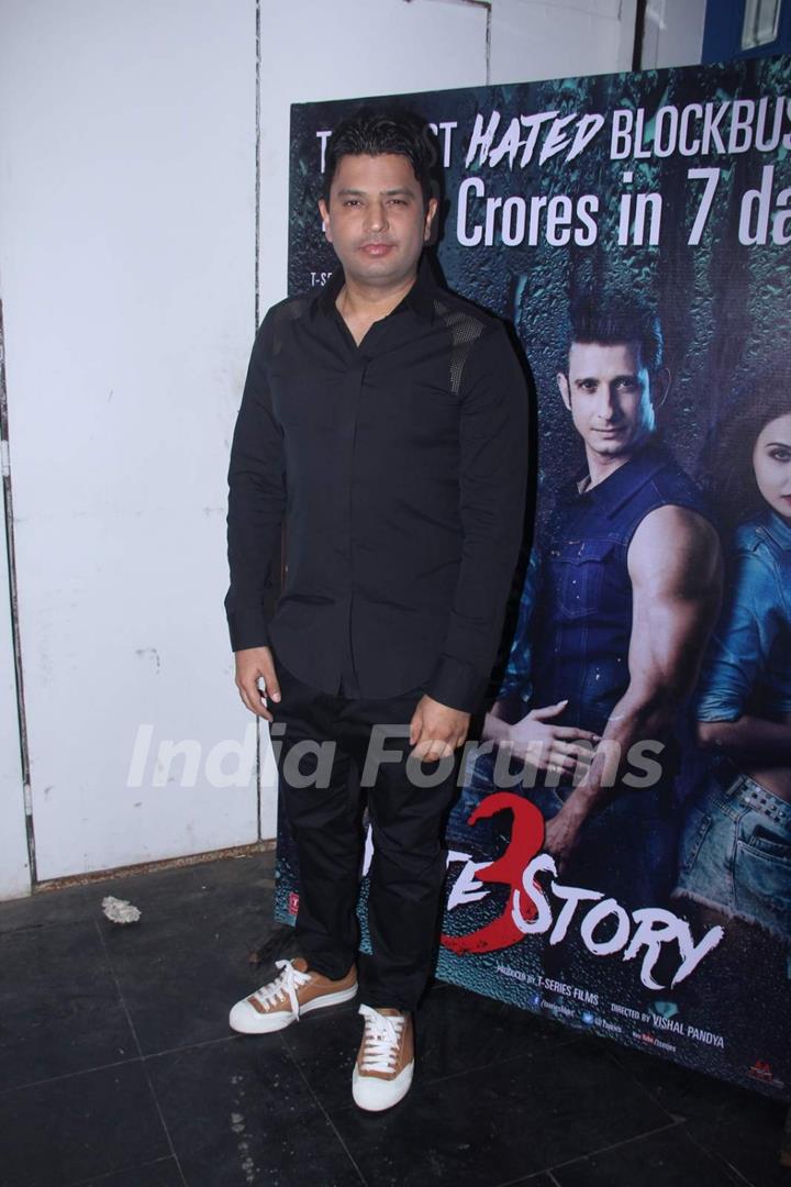 Bhushan Kumar poses for the media at the Success Bash of Hate Story 3