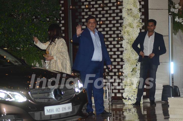 David Dhawan was snapped at Mukesh and Nita Ambani's Bash