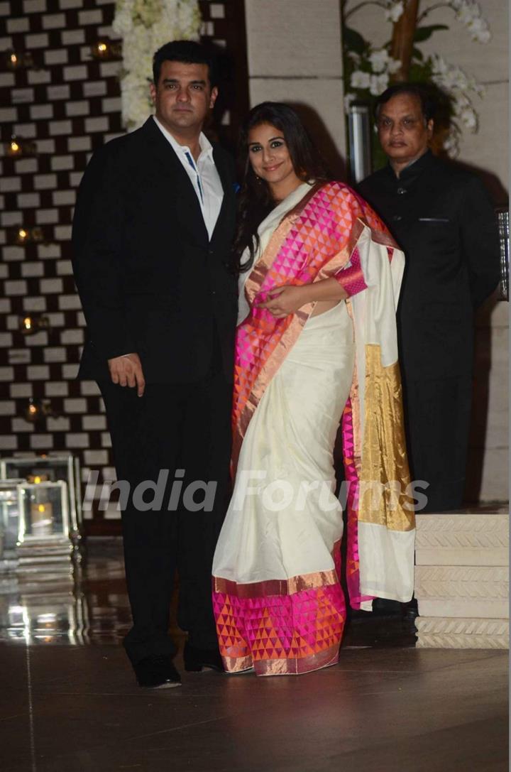 Siddharth Roy Kapoor and Vidya Balan at Mukesh and Nita Ambani's Bash