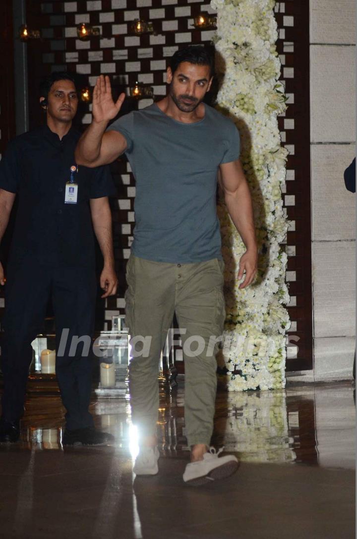 John Abraham was at Mukesh and Nita Ambani's Bash