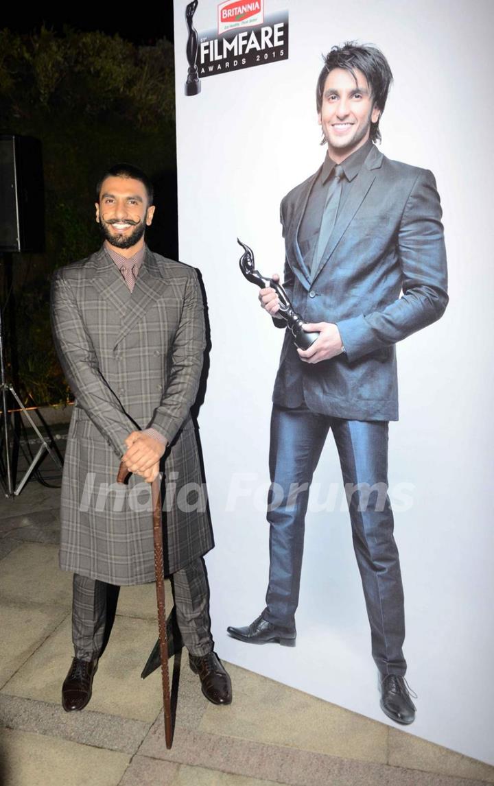 Ranveer Singh at Filmfare Awards Press Meet 2015