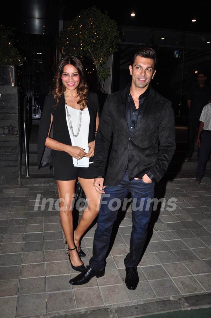 Bipasha Basu and Karan Singh Grover Snapped at Khar