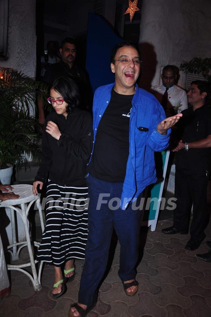 Vidhu Vinod Chopra Snapped outside Olive