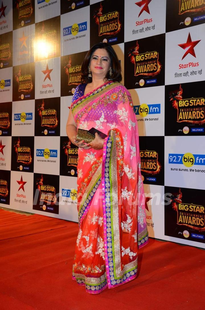 Kunickaa Sadachand at Big Star Entertainment Awards