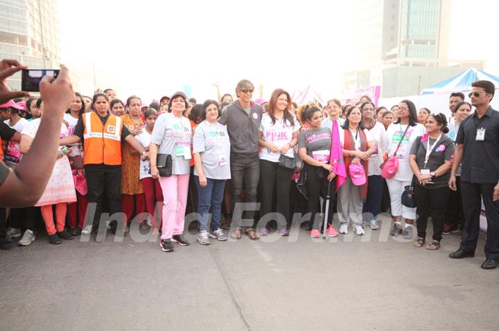 Milind Soman at SBI Pinkathon 2015