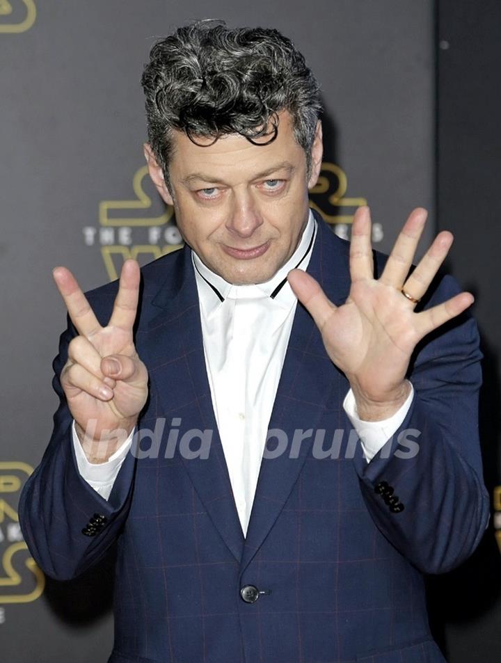 Andy Serkis at Premiere of 'Star Wars: The Force Awakens'