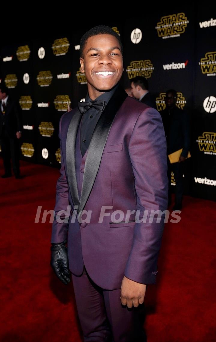 John Boyega at Premiere of 'Star Wars: The Force Awakens'