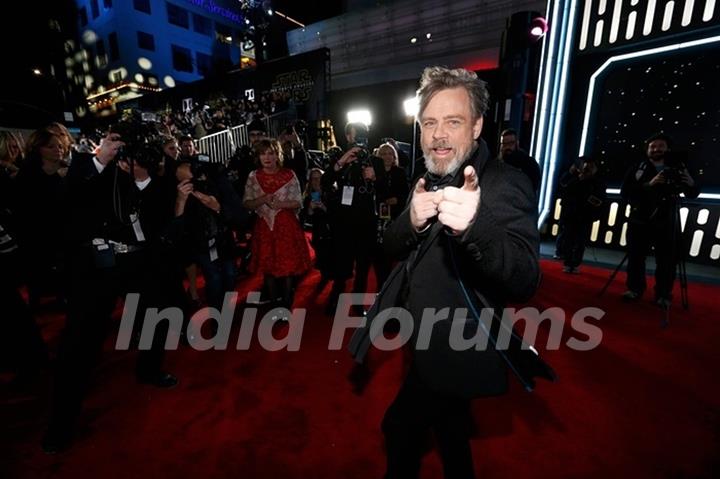 Mark Hamil at Premiere of 'Star Wars: The Force Awakens'