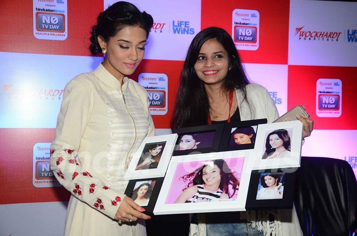 Amrita Rao at Wockhardt Hospital