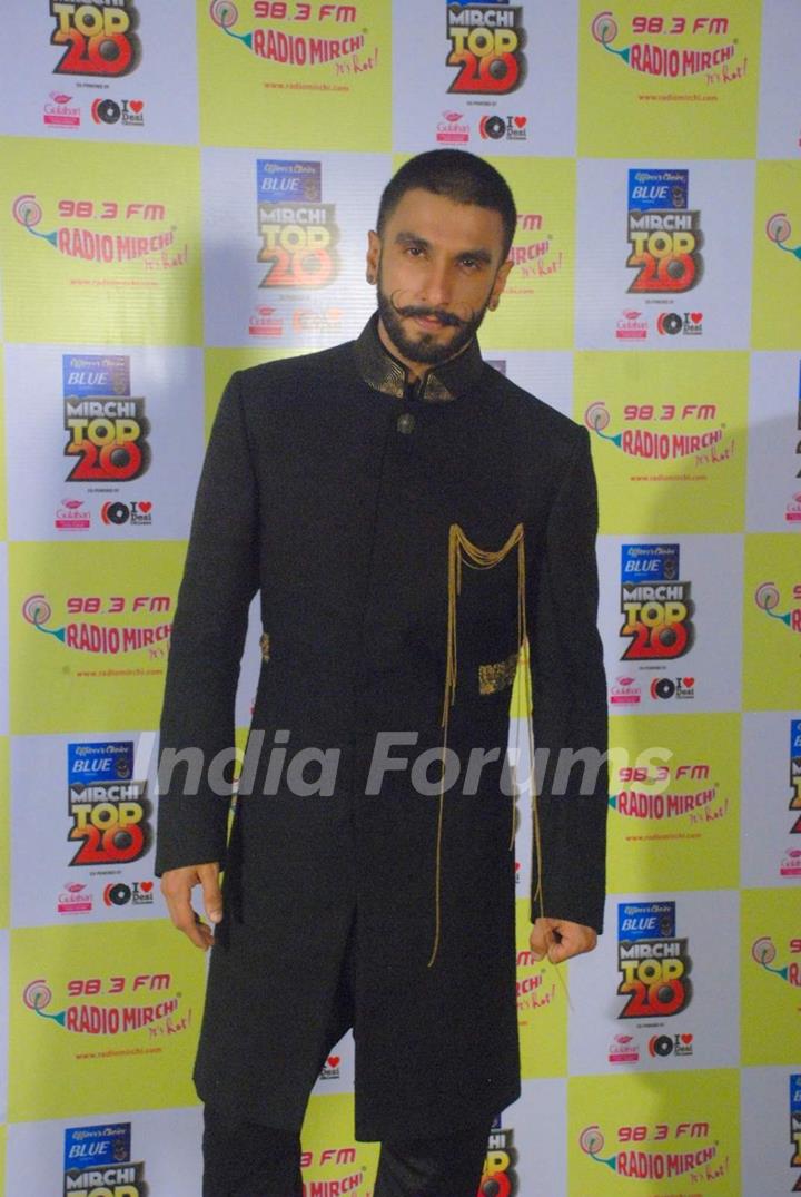 Ranveer Singh at Mirchi Top 20 Show