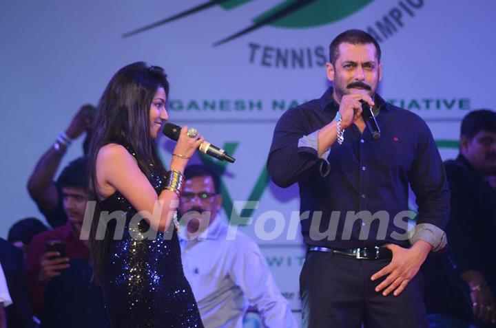 Salman Khan Performs at Women's Tennis Championship Opening Ceremony