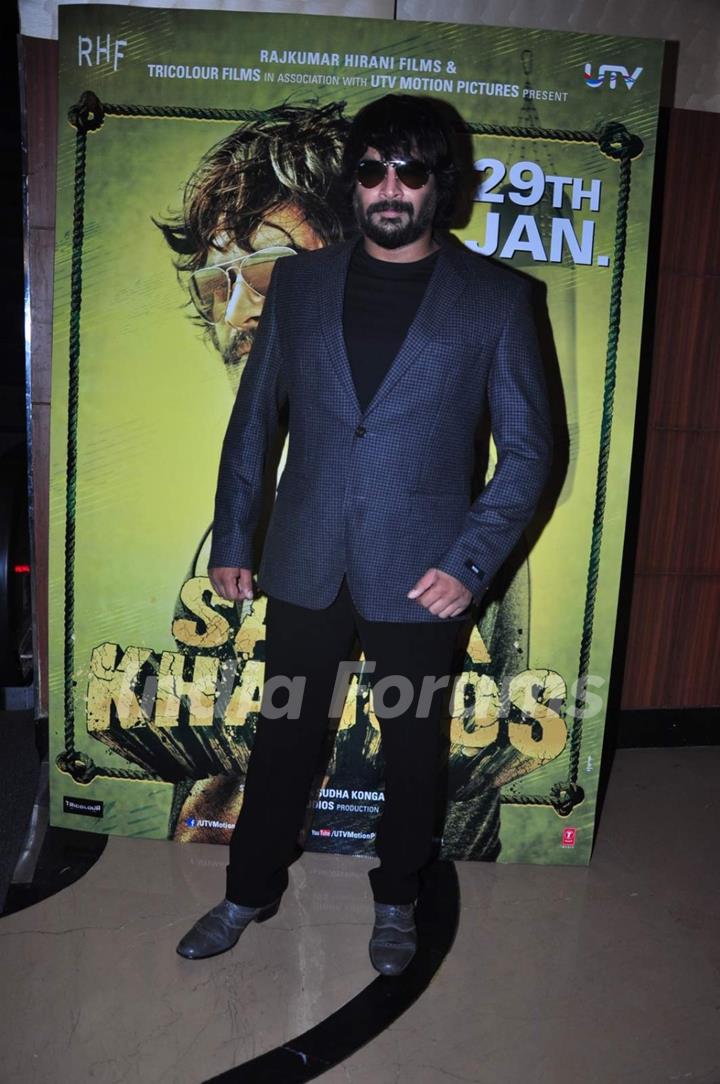 R Madhavan at Trailer Launch of 'Saala Khadoos'