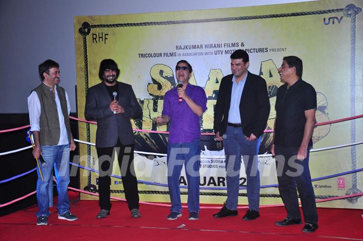 Whole Team 'Saala Khadoos' at Trailer Launch