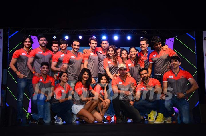 TV at Launch of Colors 'Box Cricket League'