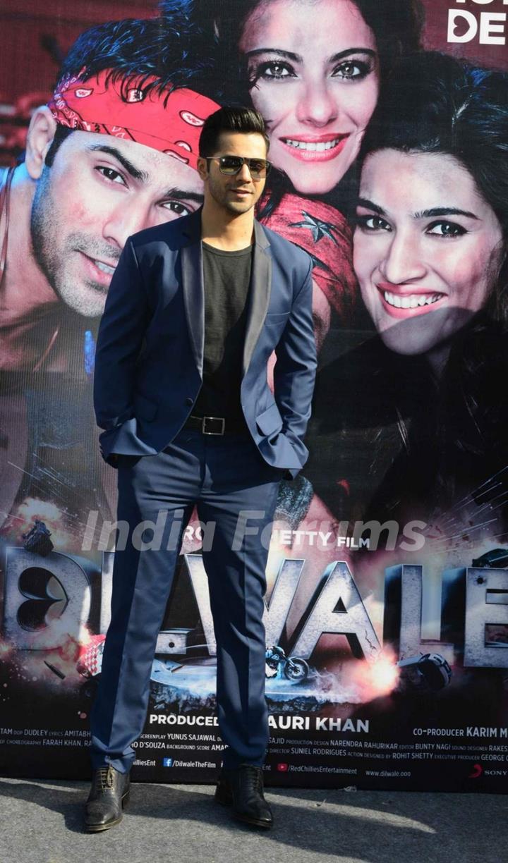 Varun Dhawan at Press Meet of 'Dilwale' in Delhi