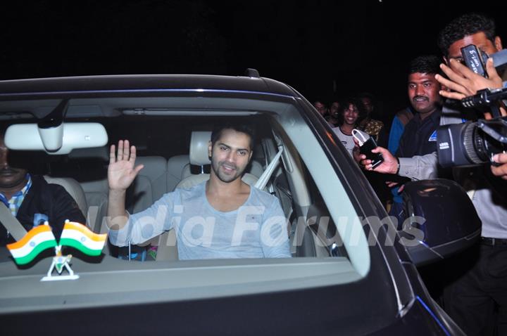 Varun Dhawan at Rukh Khan's Bash for Dilwale